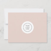 JALAINE Modern Roze Kleine Onderneming Dank u wel Kaart (Achterkant)