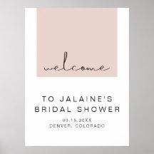 JALAINE Moderne Roze Bruiloft Feest Welkom