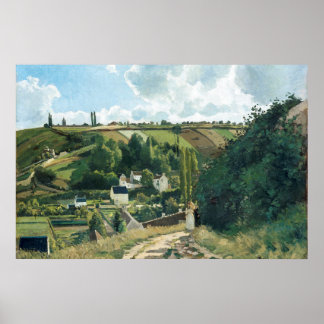Jalais Hill, Pontoise (1867) by Camille Pissarro Poster