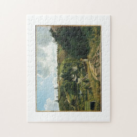 Jalais Hill, Pontoise 1867 Camille Pissarro Art Legpuzzel (Verticaal)