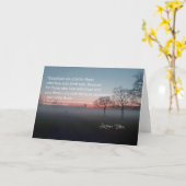 Jalaluddin Rumi - over goodbyes Kaart (Gele Bloem)