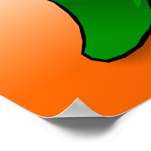 Jalapeno Chile Pepper Canvas Poster (Hoek)