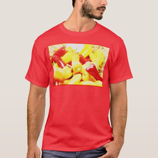 "Jalapeno Chili Peppers" schildert foto. Bestel nu T-shirt (Voorkant)