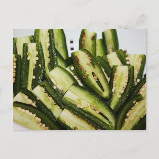 Jalapeno Halves Briefkaart (Voorkant)