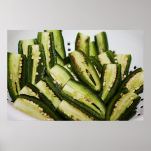 Jalapeno Halves Poster