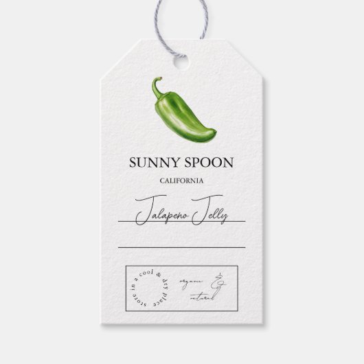 Jalapeno Hang Label Cadeaulabel (Voorkant)