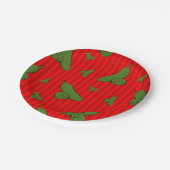 Jalapeno Illustratie Papieren Bordje (Gekanteld)