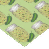 Jalapeno Jalapeño Hot Groene Pepper Relish Jar Tafelkleed (Gekanteld)