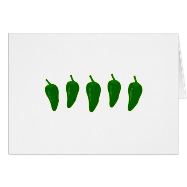Jalapeno (Jalapeño) Peppers Logo (Voorkant Horizontaal)
