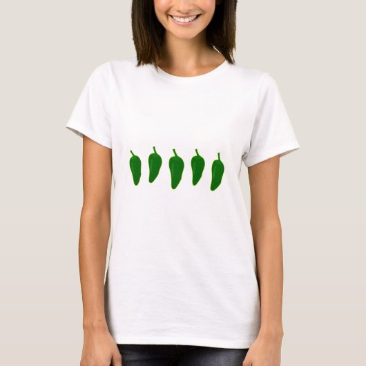 Jalapeno (Jalapeño) Peppers Logo T-shirt (Voorkant)