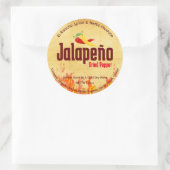 Jalapeño Pakket Aangepaste Label Sticker (Tas)