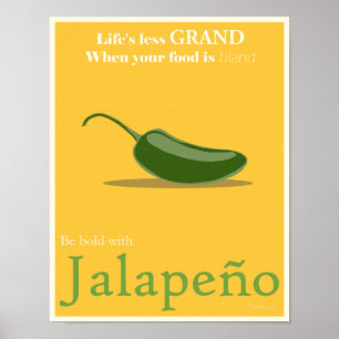 Jalapeno Poster voor speciale acties - 11x14