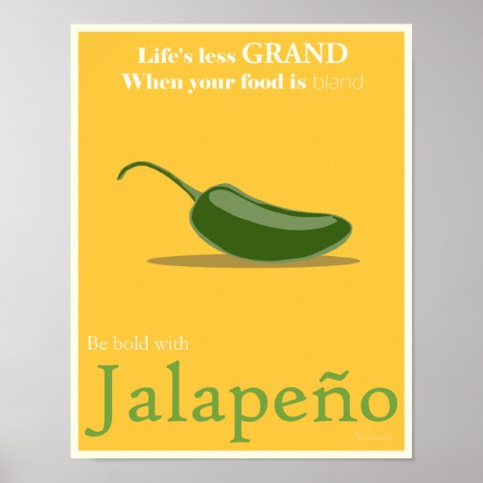 Jalapeno Poster voor speciale acties - 11x14 (Voorkant)