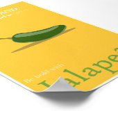 Jalapeno Promotie Poster - 4x6 (Hoek)