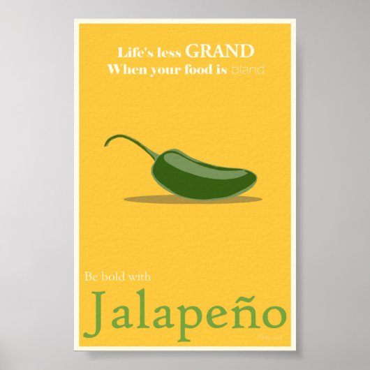 Jalapeno Promotie Poster - 4x6 (Voorkant)