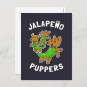 Jalapeño Puppers Briefkaart (Voorkant / Achterkant)