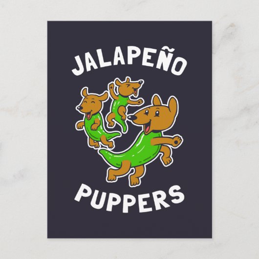 Jalapeño Puppers Briefkaart (Voorkant)