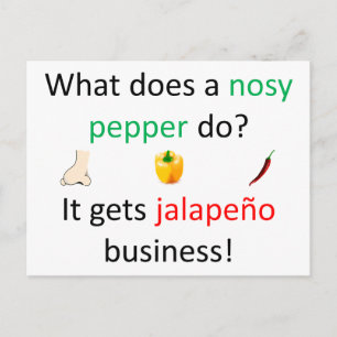 Jalapeño redone briefkaart