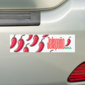 Jalapeño Soul Bumper Sticker (Op auto)