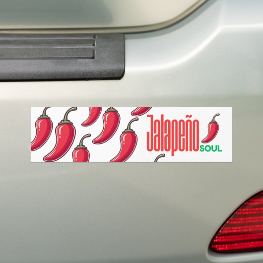 Jalapeño Soul Bumper Sticker (Op auto)
