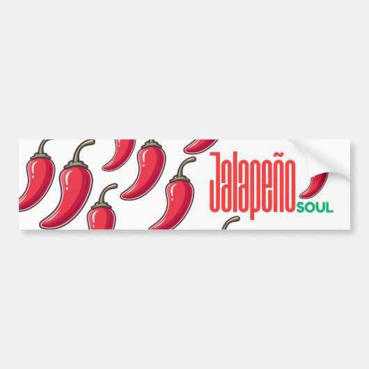 Jalapeño Soul bumpersticker (Voorkant)