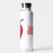 Jalapeño Soul – Reusable Eco Bottle with Spicy Att Waterfles (Rechts)