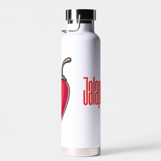Jalapeño Soul – Reusable Eco Bottle with Spicy Att Waterfles (Rechts)