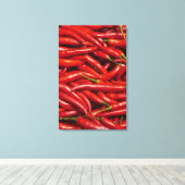 Jalapenos Canvas Afdruk (Insitu (Houten vloer))