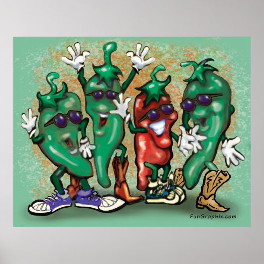 Jalapenos Poster (Voorkant)