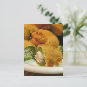Jalapenos Stompte Food Dinner Cooking Briefkaart (Staand voorkant)