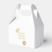 jalebi baby napkins bedankdoosjes (Voorkant Zijde)