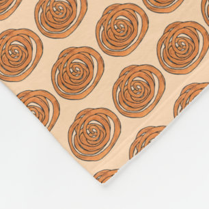 Jalebi South Asian Indian Mithai Sweet Snack Food Fleece Deken