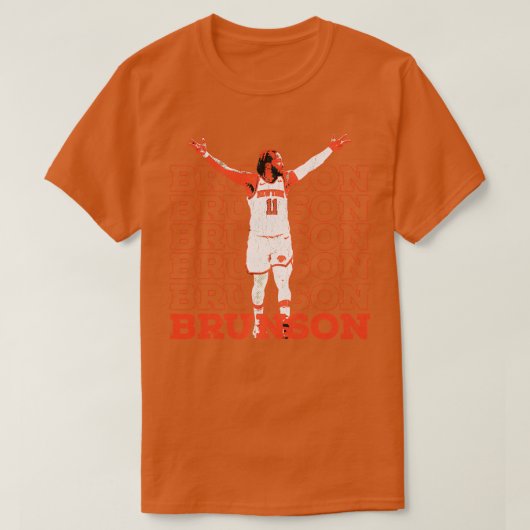 jalen brunson grunge TShirt (Design voorkant)