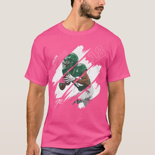 Jalen Reagor Stripes T-shirt (Voorkant)