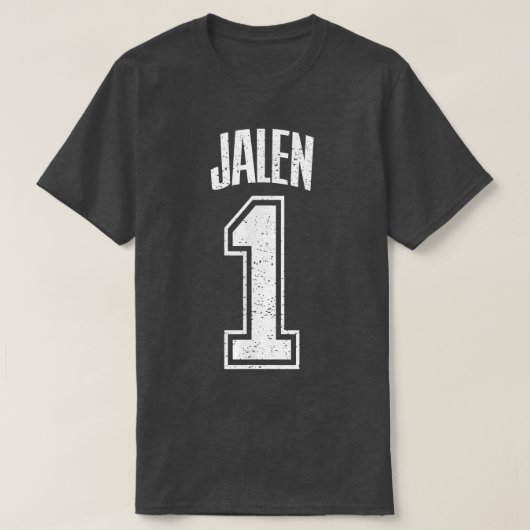 Jalen Supporter Nummer 1 Grootste ventilator T-shirt (Design voorkant)