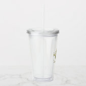 Jalique's Way-beker en rietje Acryl Drinkbeker (Rechts)