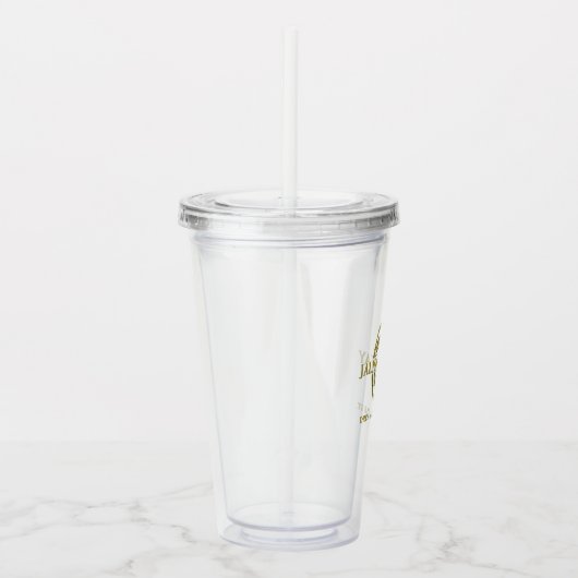 Jalique's Way Cup and straw Acryl Drinkbeker (Rechts)