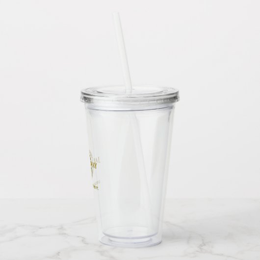 Jalique's Way Cup and straw Acryl Drinkbeker (Links)
