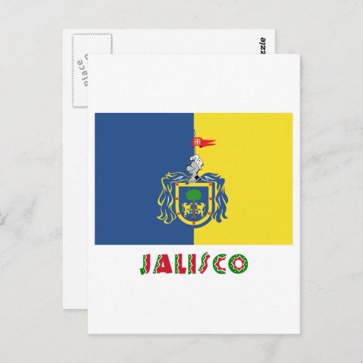 Jalisco Flag Briefkaart (Voorkant / Achterkant)