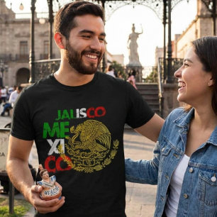 Jalisco Mexico Flag shirt tshirt