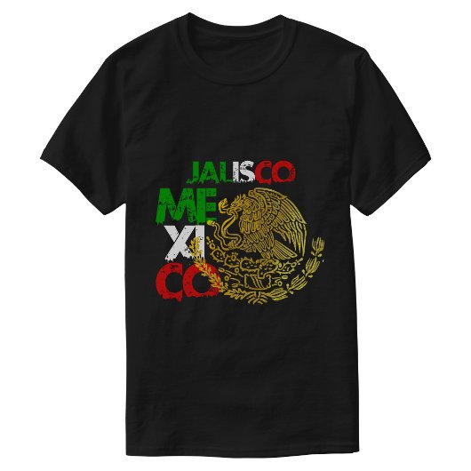 Jalisco Mexico Vlag T-shirt