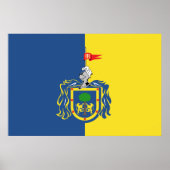 Jalisco (plaatselijk), vlag van Mexico Poster (Voorkant)