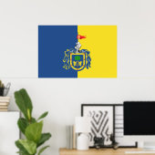 Jalisco (plaatselijk), vlag van Mexico Poster (Thuiskantoor)