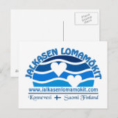 Jalkasen Lomamökit briefkaart (Voorkant / Achterkant)
