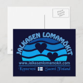 Jalkasen Lomamökit briefkaart (Voorkant / Achterkant)