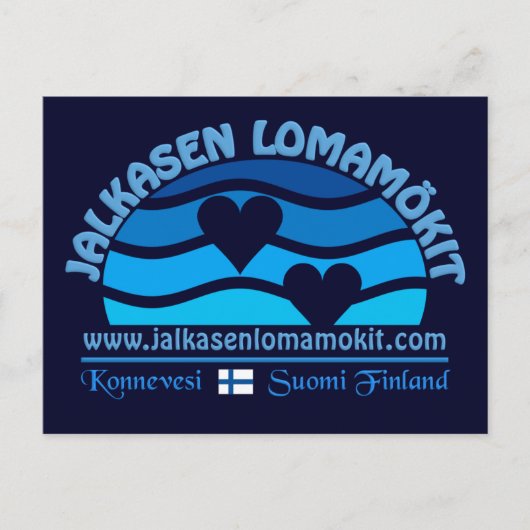 Jalkasen Lomamökit briefkaart (Voorkant)
