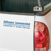 Jalkasen Lomamökit bumpersticker (Op Truck)