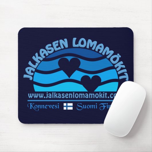 Jalkasen Lomamökit mousepad Muismat (Met muis)