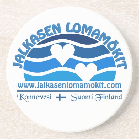 Jalkasen Lomamökit onderzetter (Voorkant)
