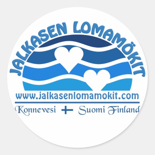 Jalkasen Lomamökit stickers (Voorkant)